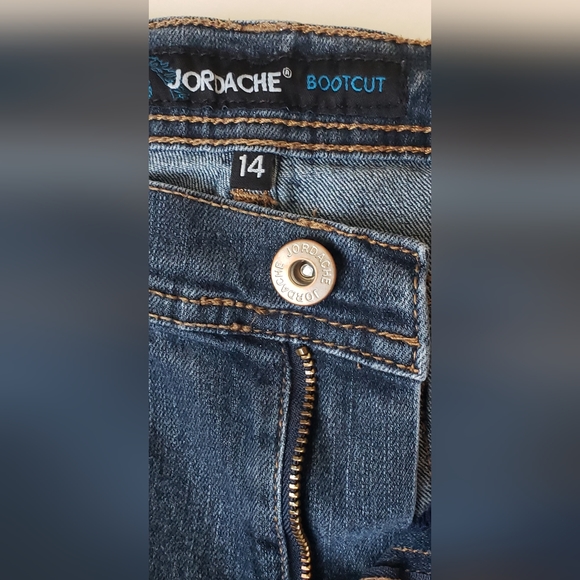 Jordache Girl's Denim Bootcut Jeans Size‎ 14 - Picture 4 of 5